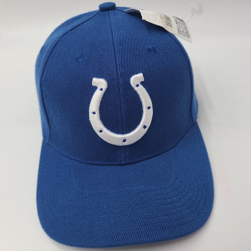 Indianapolis Colts Hat Adjustable NFL Team Apparel Blue White NFL Football Men
